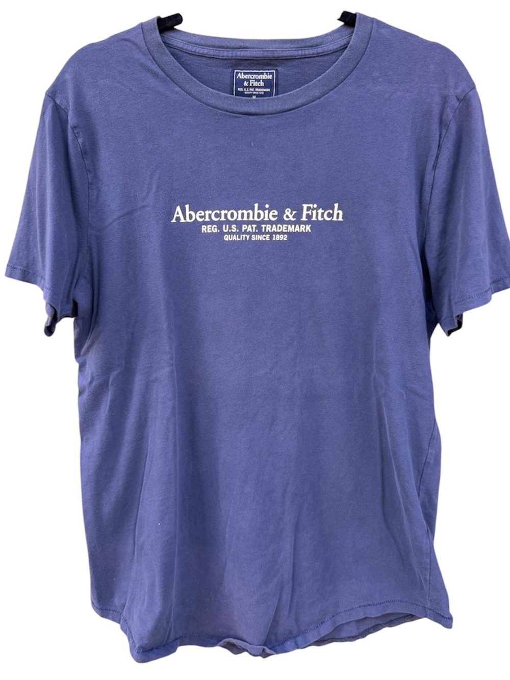Abercrombie & Fitch Slate Blue Men’s Tee Size Medium